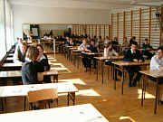 Na maej sali przed egzaminem