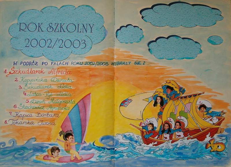 Pocztek roku szkolnego 2002/2003