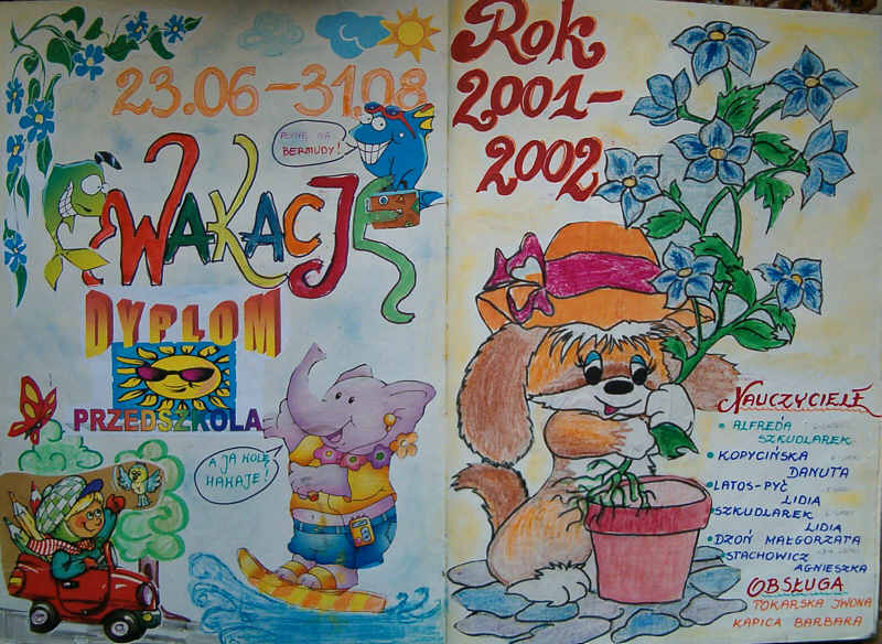 Wakacje i nowy rok szkolny 2001/2002